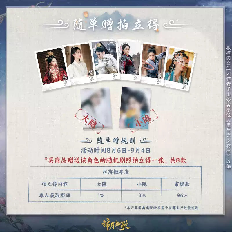 The Legend of the Female General (锦月如歌) - He Yan Plushie <Preorder>